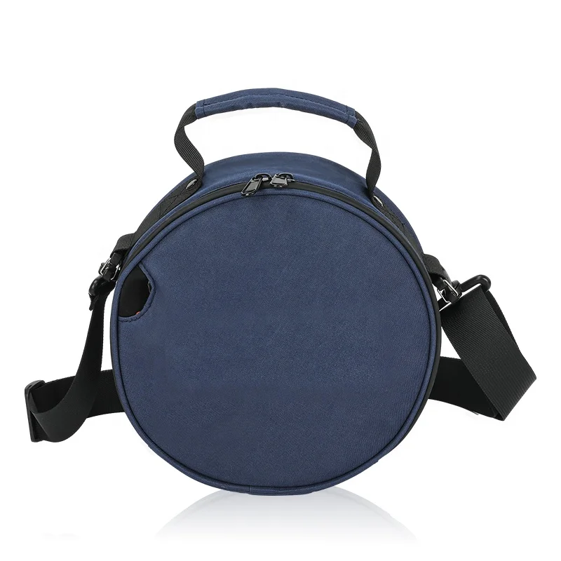 Custom Portable Waterproof Round Headphones Storage Bag Headphone Travel Case for Wired & Wireless Headsets