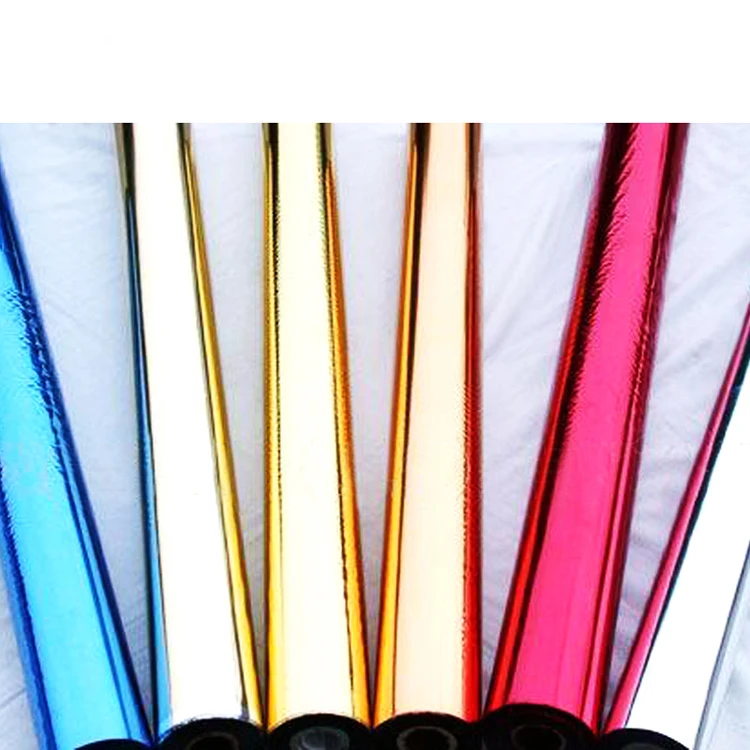 Factory Direct Price Gold and Sliver PU TPU PVC Artificial Leather Printing Hot Stamping Foil