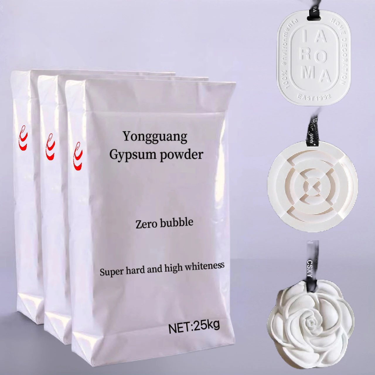 No Bubbles High White 95% Plaster Powder Painting Gypsum High Strength Gypsum Powder Plaster Of Paris