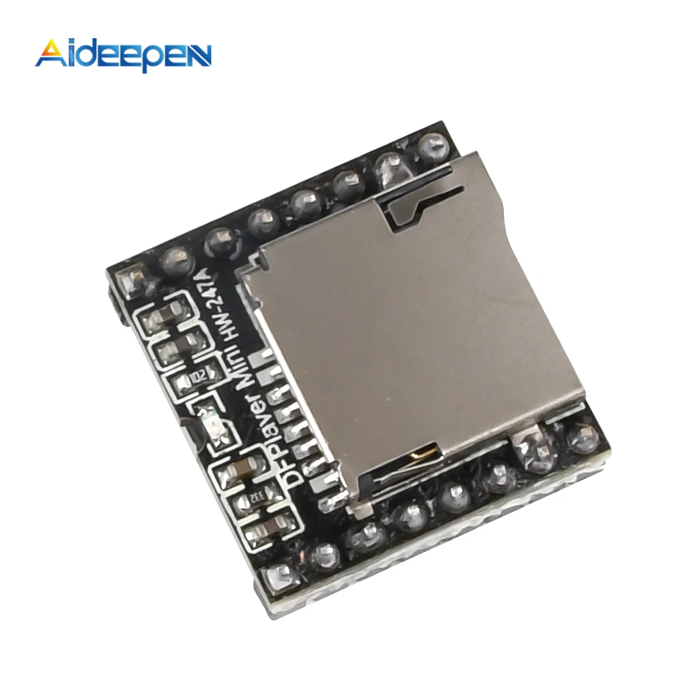 TF Card U Disk WMV Mini MP3 Decoder Player Audio Voice Module DFPlayer