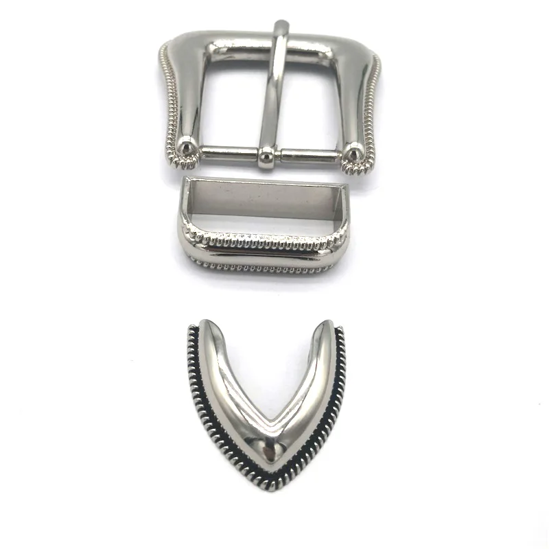 High Quality buckles belts s for men custom logo cowboy release side metal belt buckle