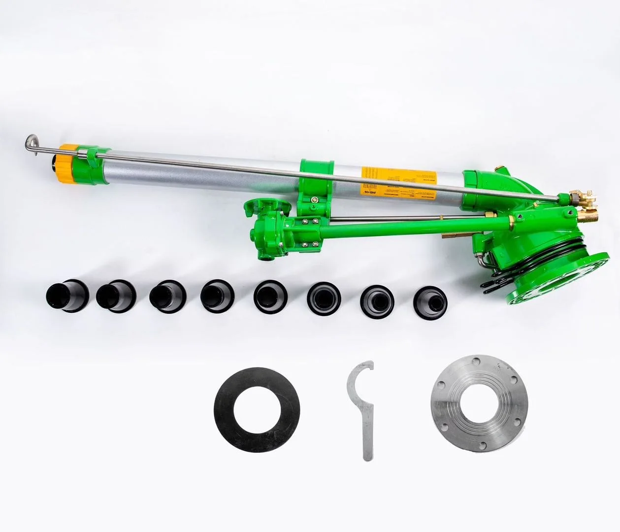 Farm Land Big Rain Gun Sprinkler, Flange connecting metal sprinkler gun