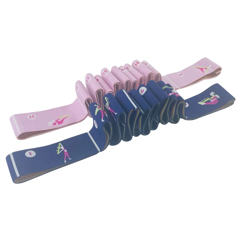 Fitness Bands Resistance Fit Pull Up Waist Smart Straps Hip Circle Set Bit Long  Yoga Stretch Band