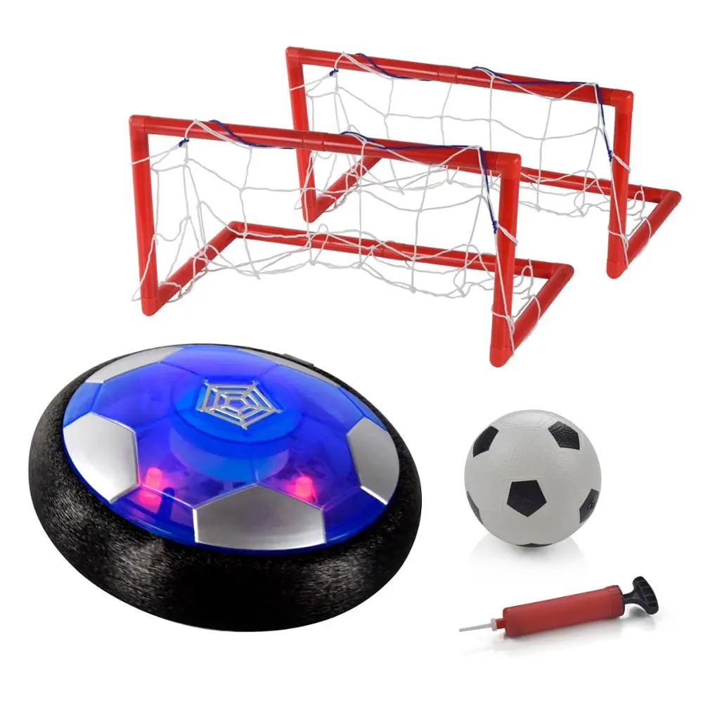 
Indoor Toy USB Chargeable Hover Soccer Ball Set Promotional Toy with 2 Goal 