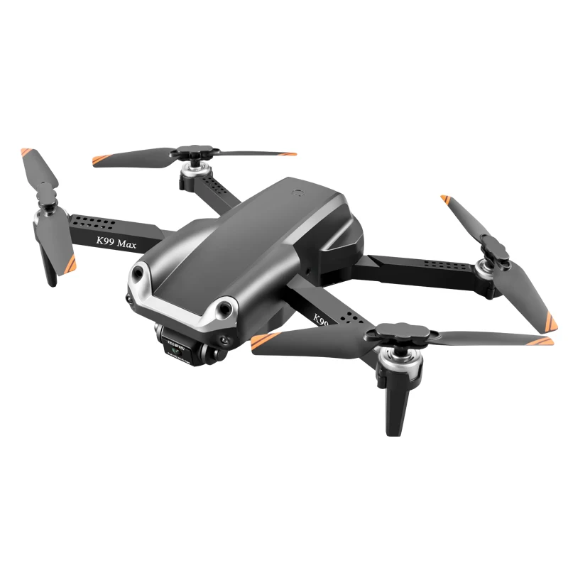 Plastic K99 MAX Remote Control WiFi UAV Aircraft Foldable Drone with 4K HD Dual Camera