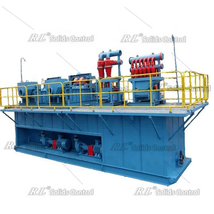 Hdd 220v/380v/415v/460v  500 Sets / Month Mobile Drilling Mud Solid Control System for Oil