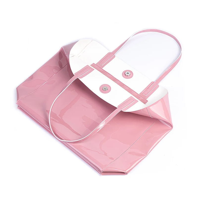 Tote Bag Women Handbag Pink Skin Bags Lady Design Luxury Purses Latest High Quality Fashion Large Pu Leather for Girls Optional