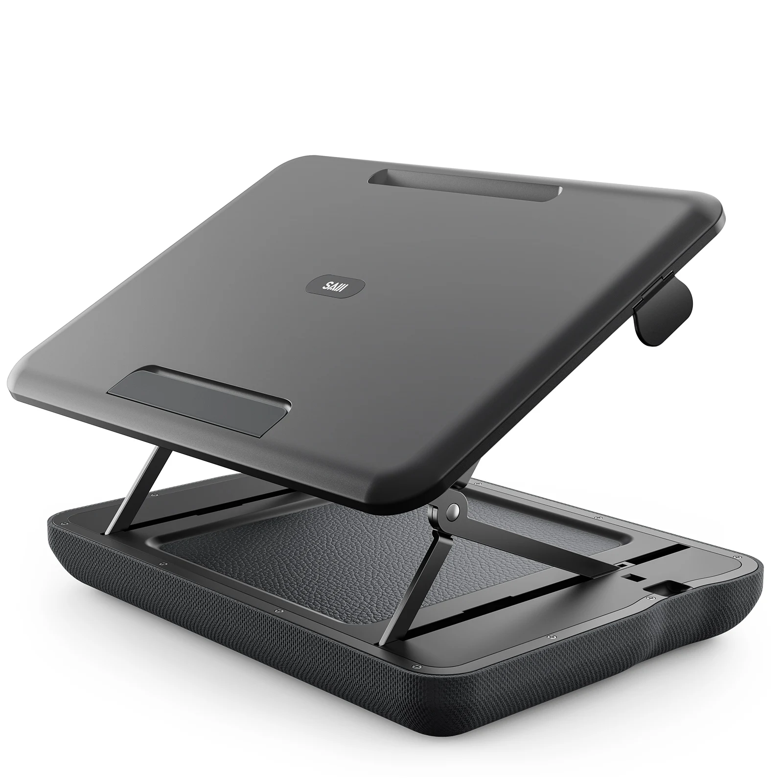 SAIJI New laptop lap desk adjustable  foldable portable black  laptop stand for car home office