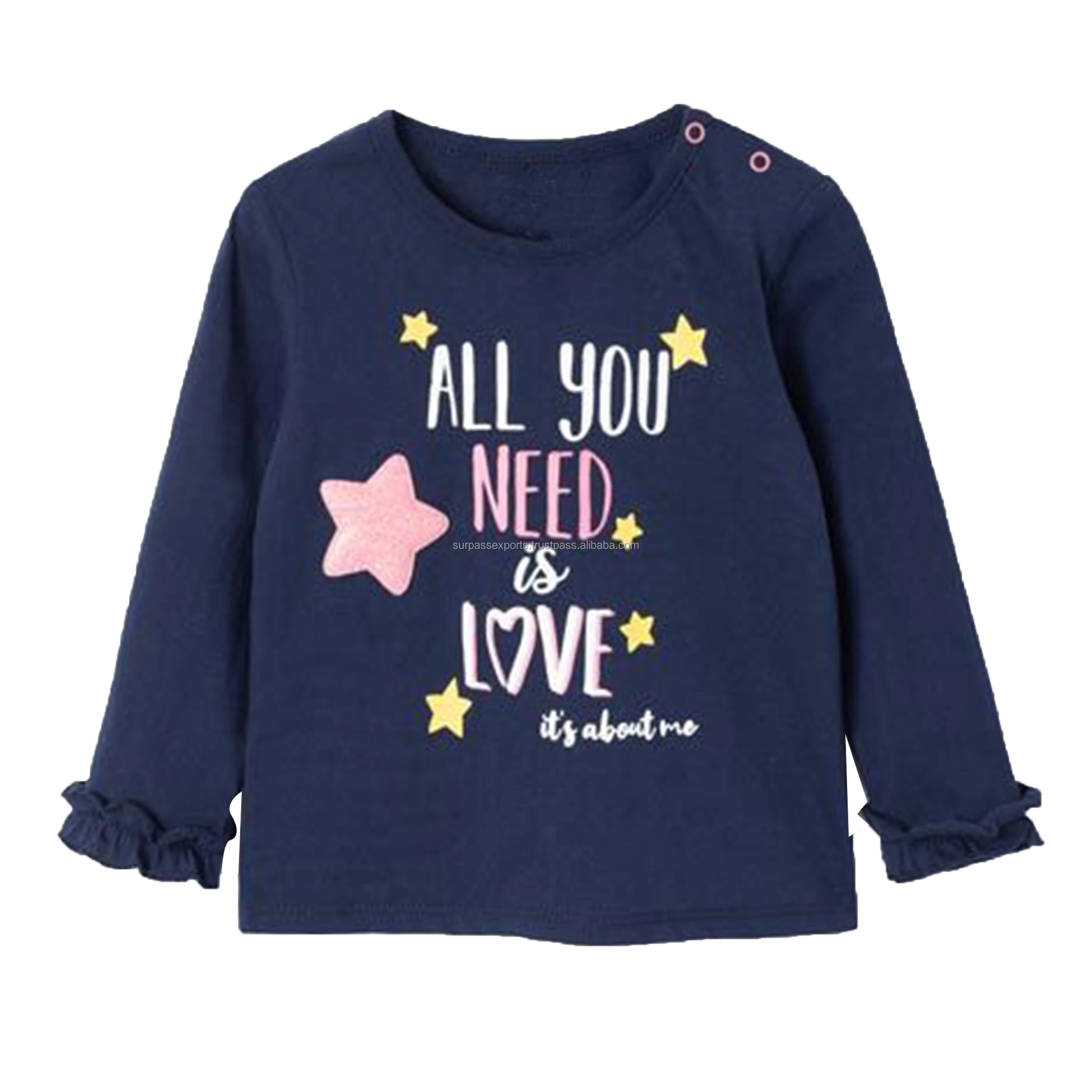 CUSTOMIZED CLOTHES FOR GIRLS T SHIRT AT WHOLESALE PRICE