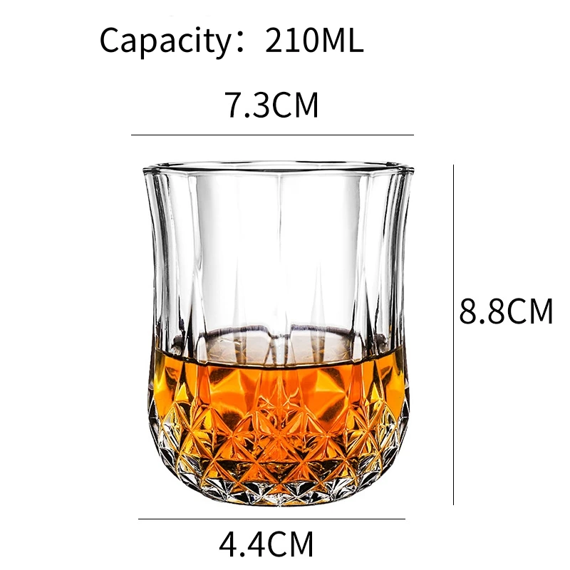 Personalized Old Fashioned Emgraved Whiskey Glass And Whiskey Stones Gift Set With Wooden Tray IWIN Supplier
