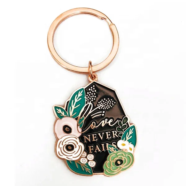 Изготовленный На Заказ золотой жесткий/мягкий эмалированный брелок для ключей для мам самый милый брелок подарок на день матери