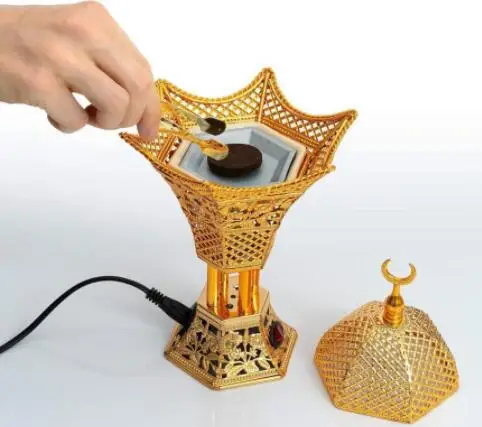  Dukhoo портативная ручная электрическая курильница Bakhoor oud для арабского мусульманского перезаряжаемого аппарата ароматерапии в