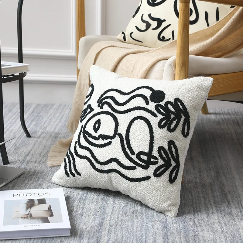 Picasso designer series pillow hotel model home living room sofa decoration crafts