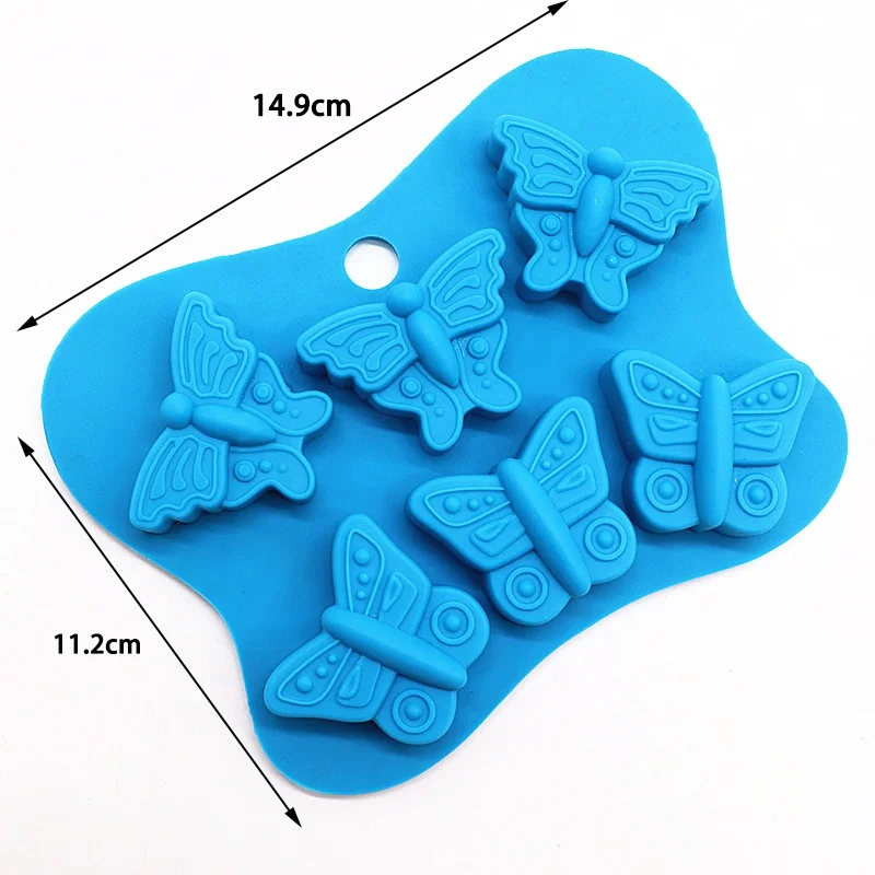 Силиконовая форма в форме бабочки для мыла торта шоколада panna cotta пудинга желе выпечки смолы ванны украшений