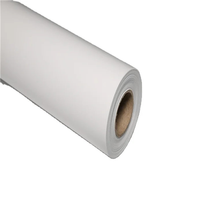 high speed  300GSM Eco solvent glossy fabric printing for wall art  polyester canvas polyester canvas