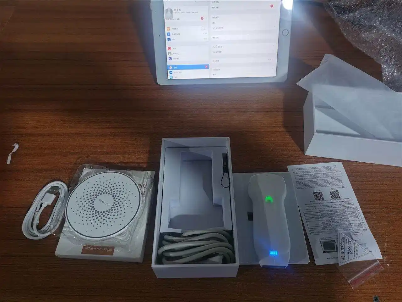 Двойной зонд беспроводной цветной Доплеровский Ультразвуковой сканер Wifi ультразвук MSLPU80