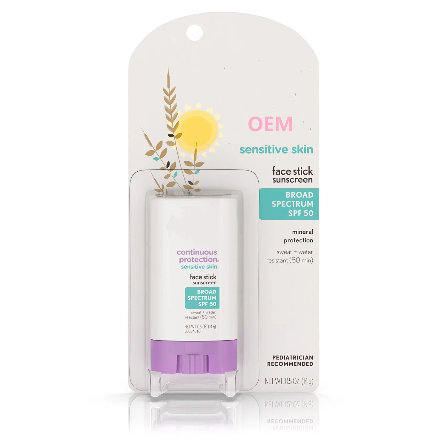 Нежирная Солнцезащитная палочка для лица и тела