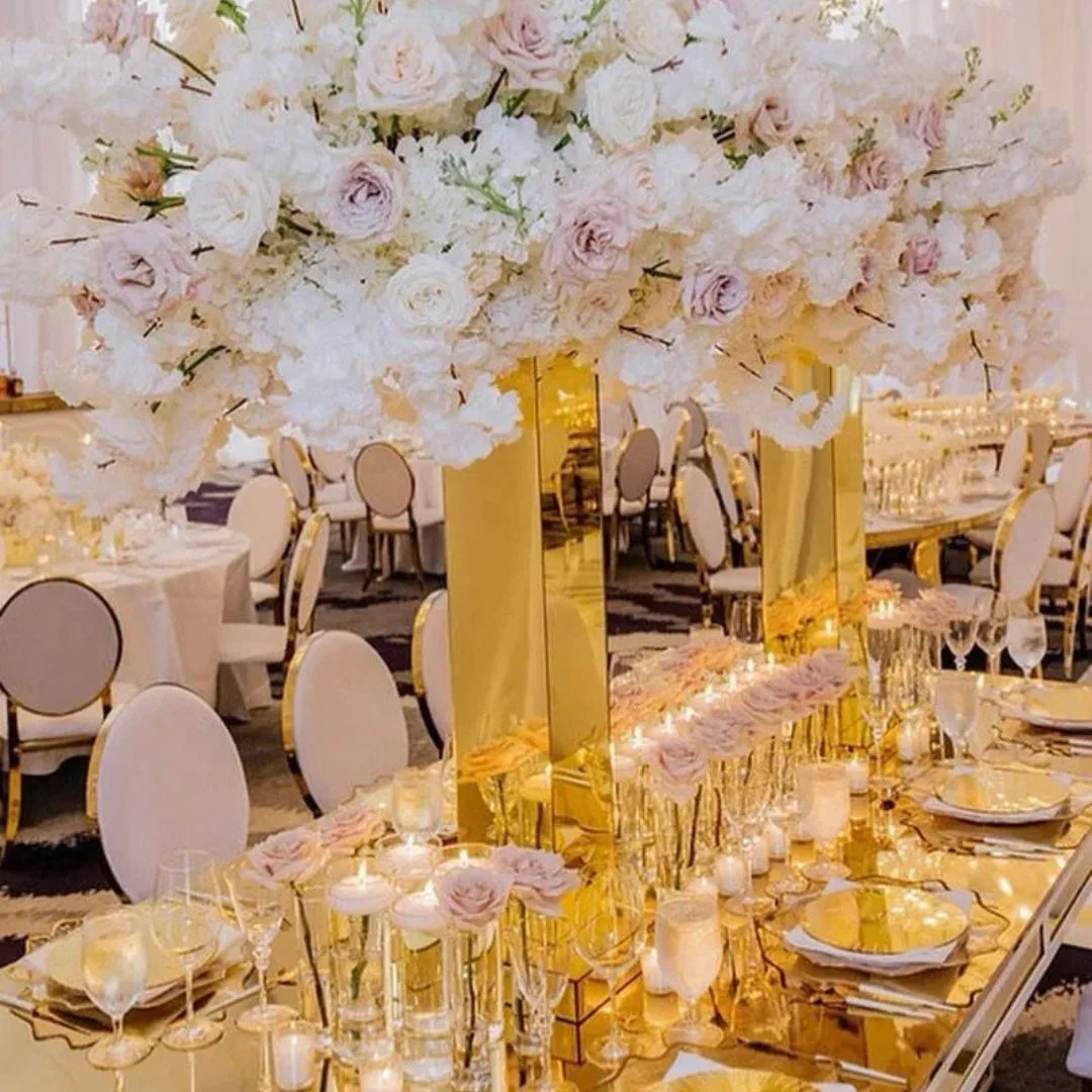 Wedding Flower Table Metal Centerpiece Stand Gold Metal Vase Table Centerpiece Gold Centerpieces For Table
