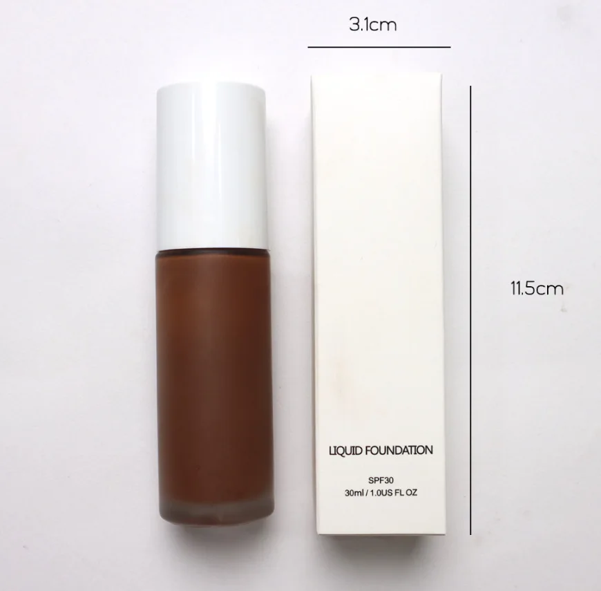 Custom your Logo full coverage make up foundation cosmetics private label waterproof matte liquid foundation