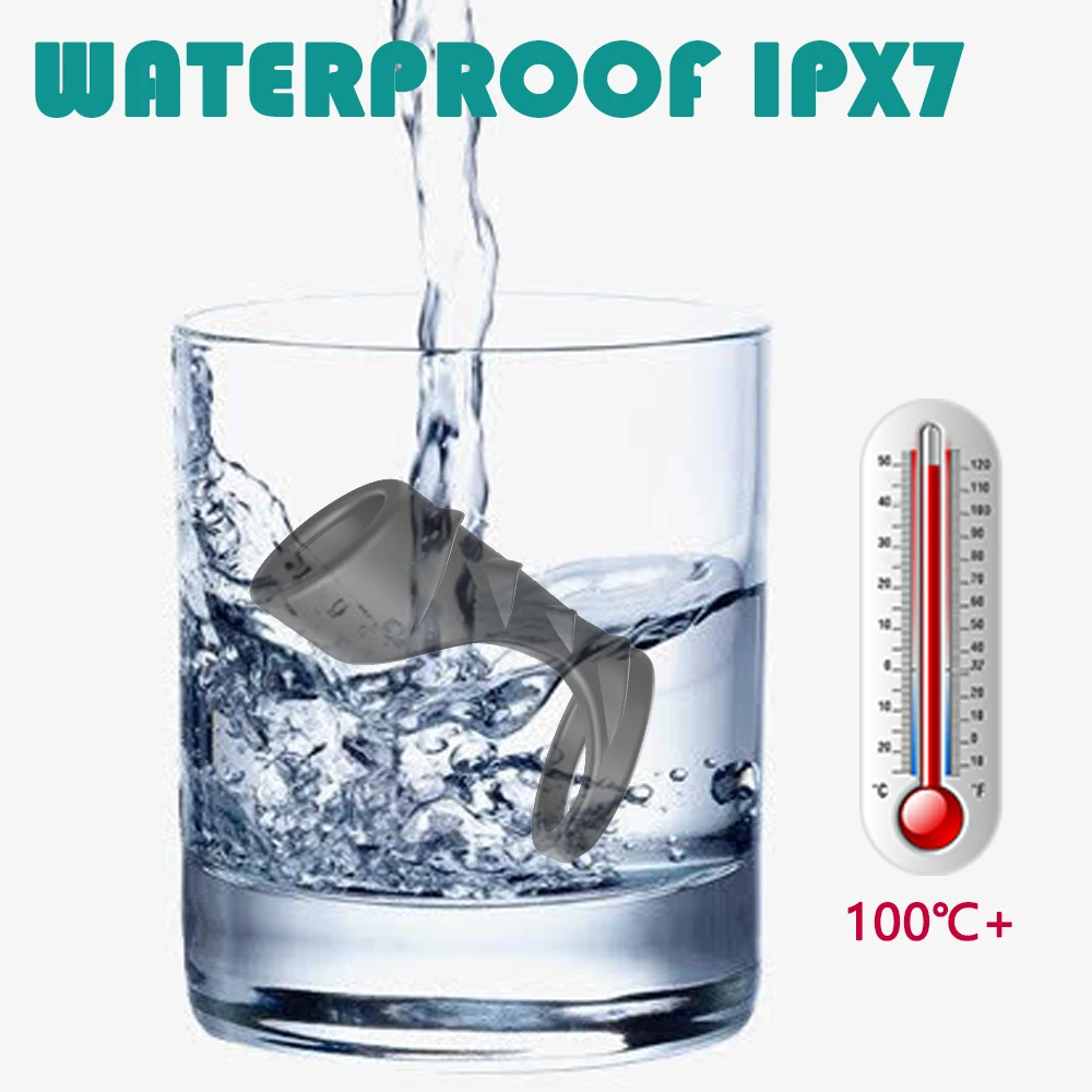 Silicone Dual Cock Ring Stretchy Penis Rings for Longer Harder Stronger Erection Improve Sexual Performance Sex Toy for Couple