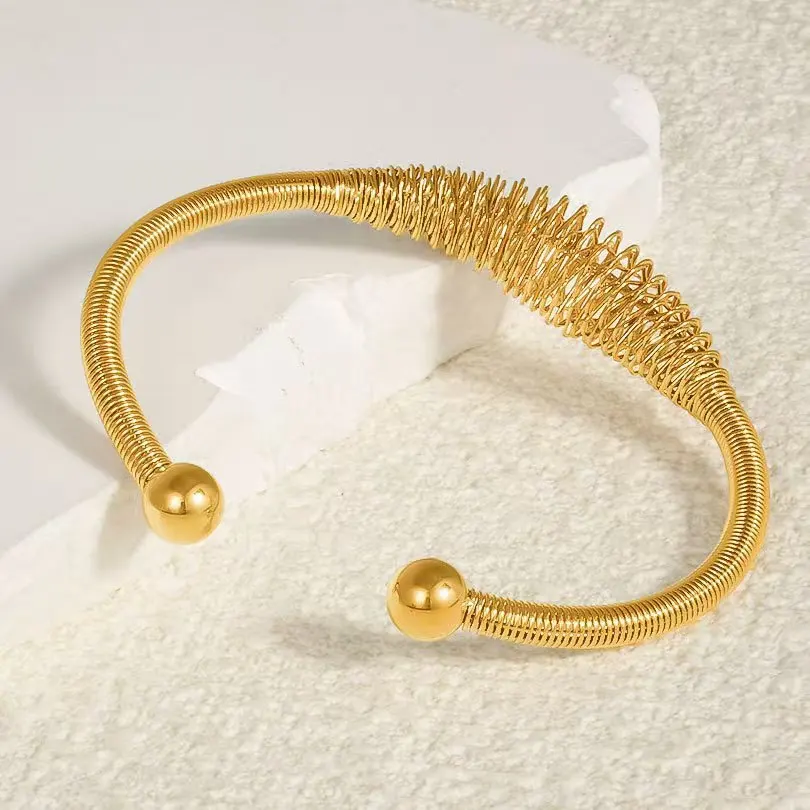 Женский многослойный браслет из нержавеющей стали