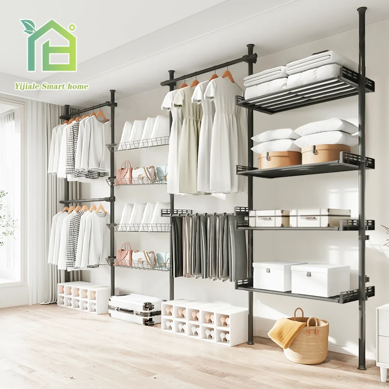 Hot Selling Adjustable Wardrobe Prices Standing Portable Closet Custom Foldable Wardrobes For Clothes