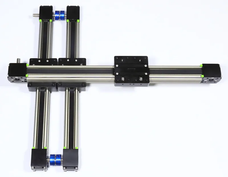 Synchronous belt cross slide small precision high speed XYZ three-axis cantilever gantry linear module guide rail