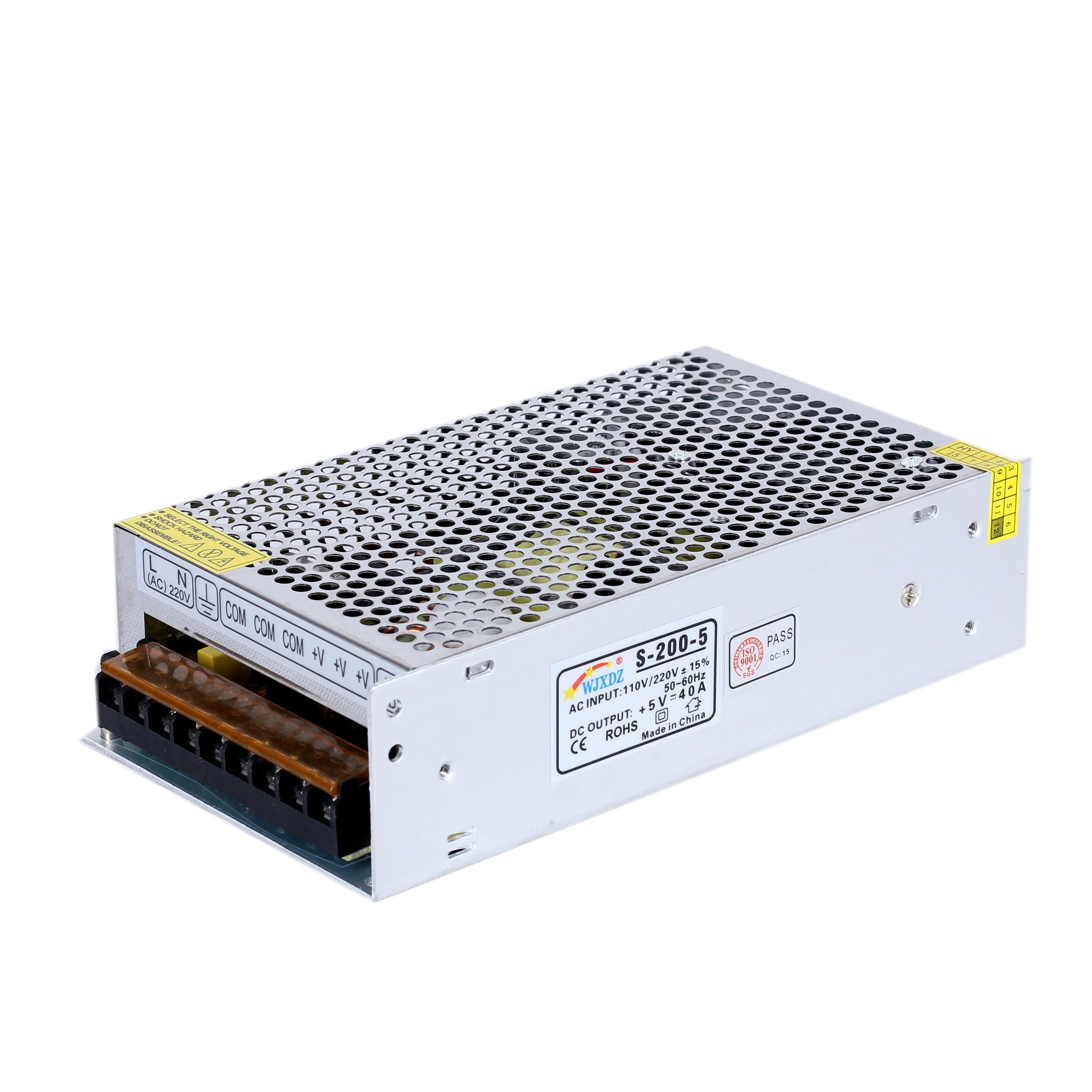 CE RoHS Hot Sale High Quality Suitable for LED Strip 5V 40A 200W switching power supply Best Manufacturer