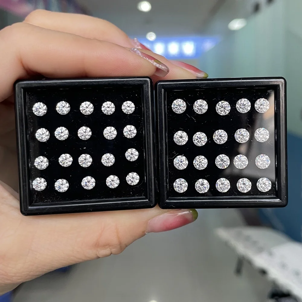 FANCY Jewelry Latest Design Top Color Moissanite With White Gra Certificate Loose Moissanite