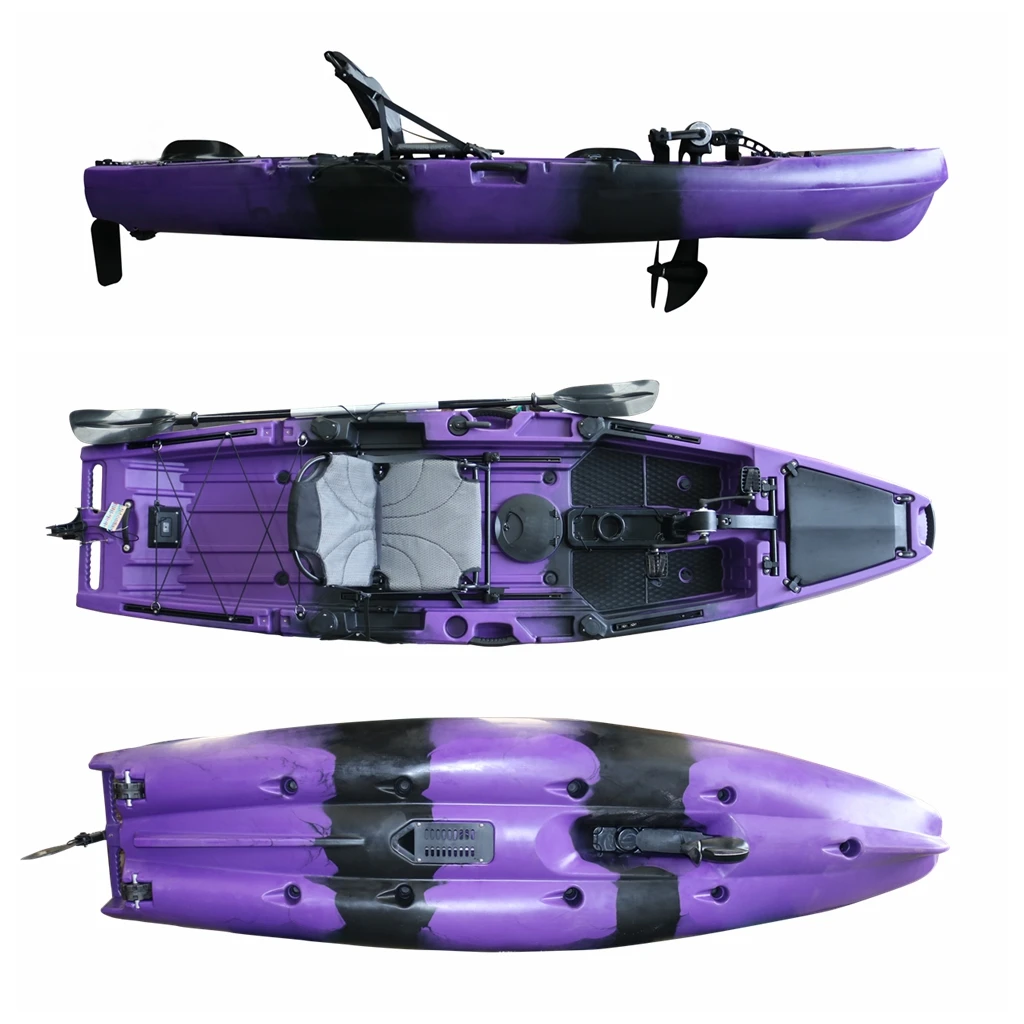 Best Selling Popular High Quality 3.3 M 1 Person Sit On Top Pedal Drive Fishing Kayak Lldpe Material for Sale