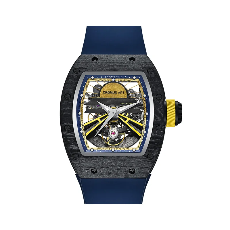Carbon Fiber Watch for Men Visible mechanical couple watch- The Perfect Gift for Any Occasion