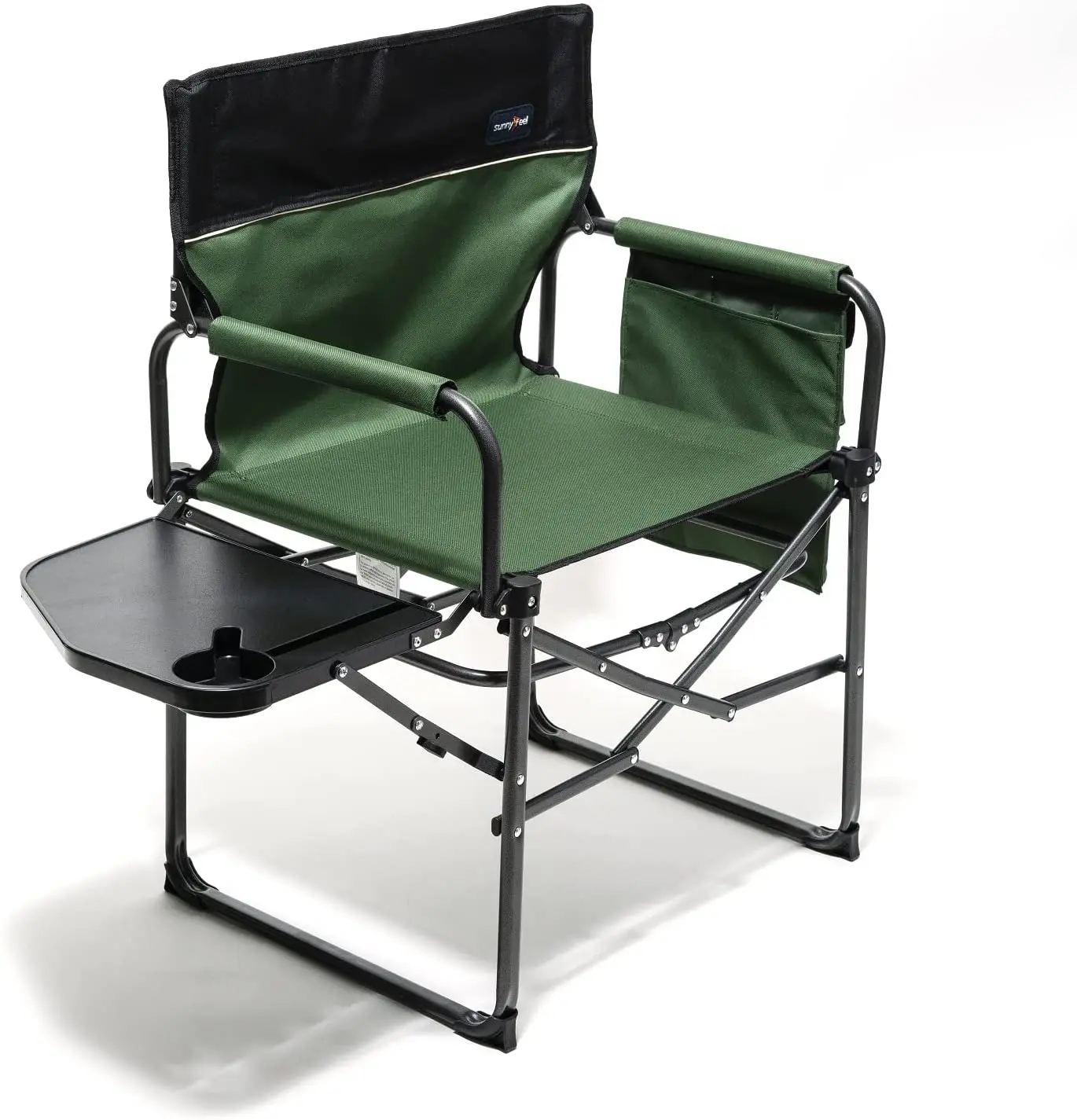 US Warehouse Outdoor Portable Folding Camping Chair Director Chair Lawn chair with Side Table