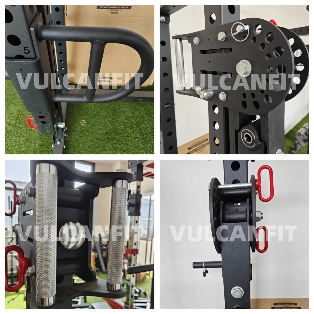 gym accessories equipment adjustable trolley arms power rack arms jammer arm