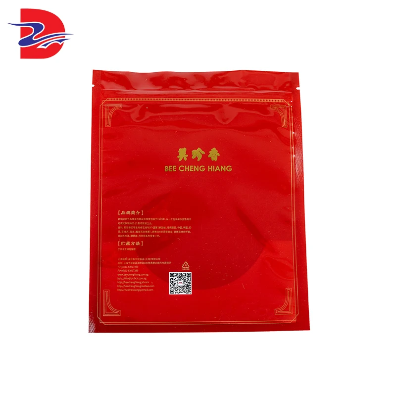 Finest-quality resealable plastic food grade south africa biltong beef jerky packaging bag