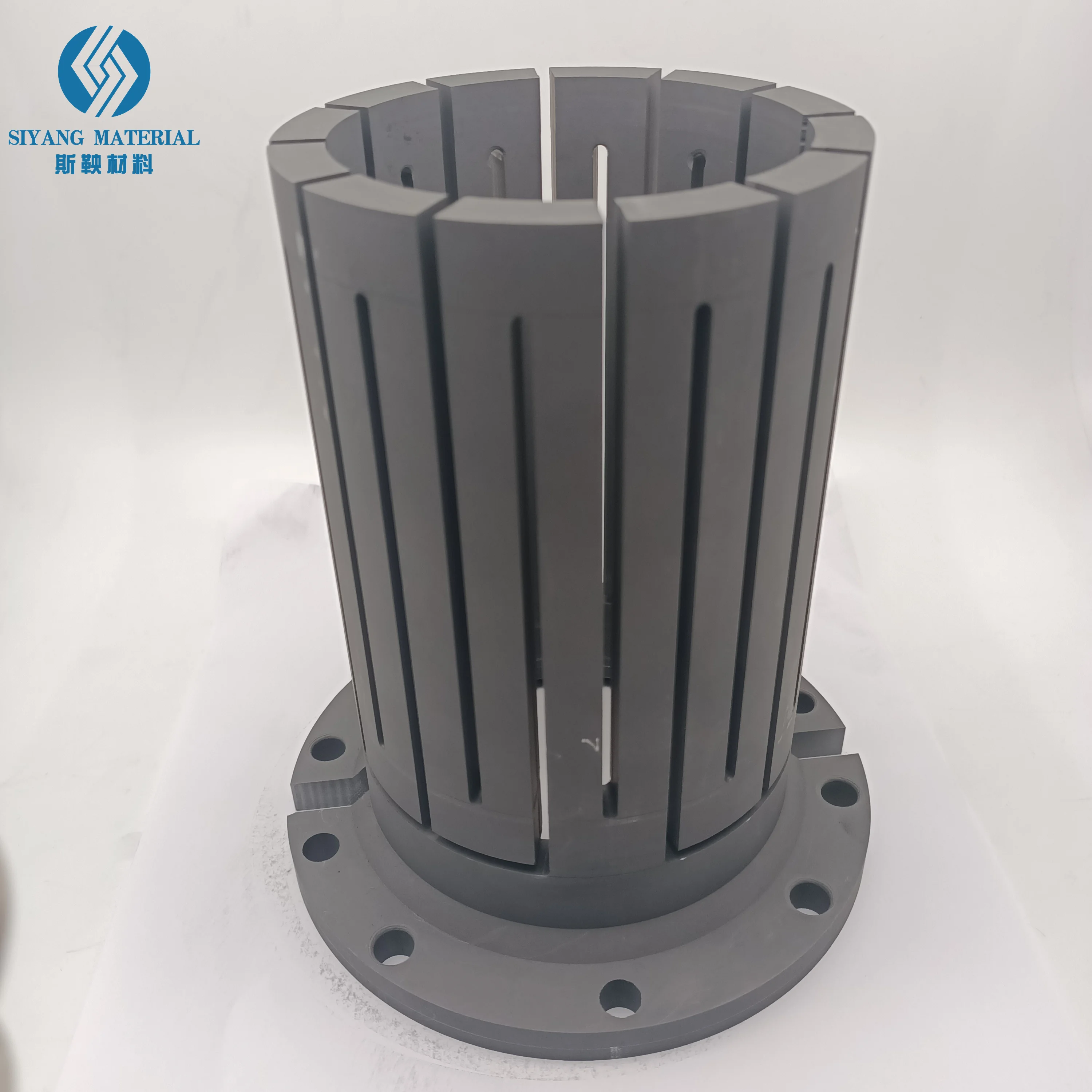 Customized graphite exchanger heating element