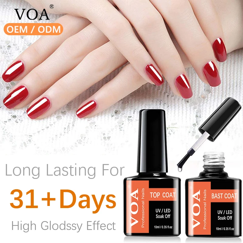Hot Selling Private Label Aurora Enamel Lacquer Color 5 In 1 Nail Glue And Base Top Coat Gel