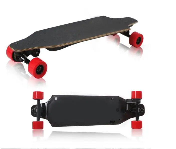 OEM Customized Long Patch Board 4 wheel  bamboo fiber glass and carbon fiber longboard