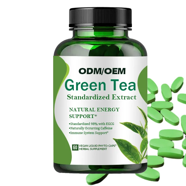 OEM Supply Herbal Supplement Green Tea Extract Stay In Shape L- theanine Capsules burn off the pounds Green Tea Capsule