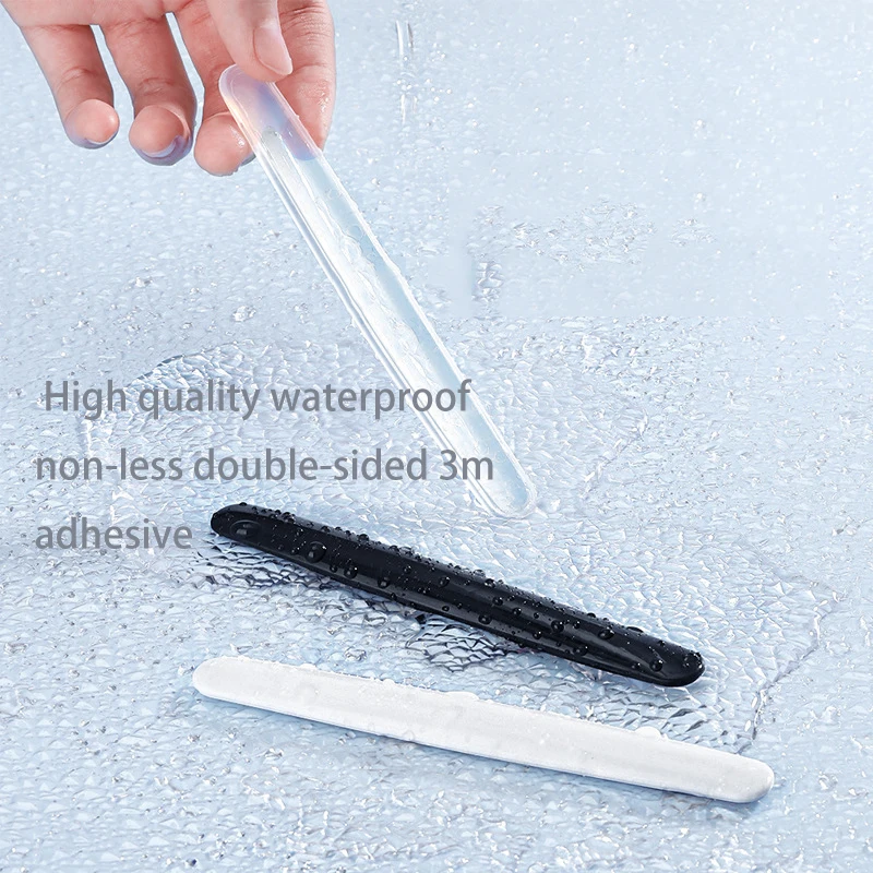 2Pcs/4Pcs Auto Edge Protector Strip New invisible silicone anti-collision strip  paste anti-scratch glue strip protective