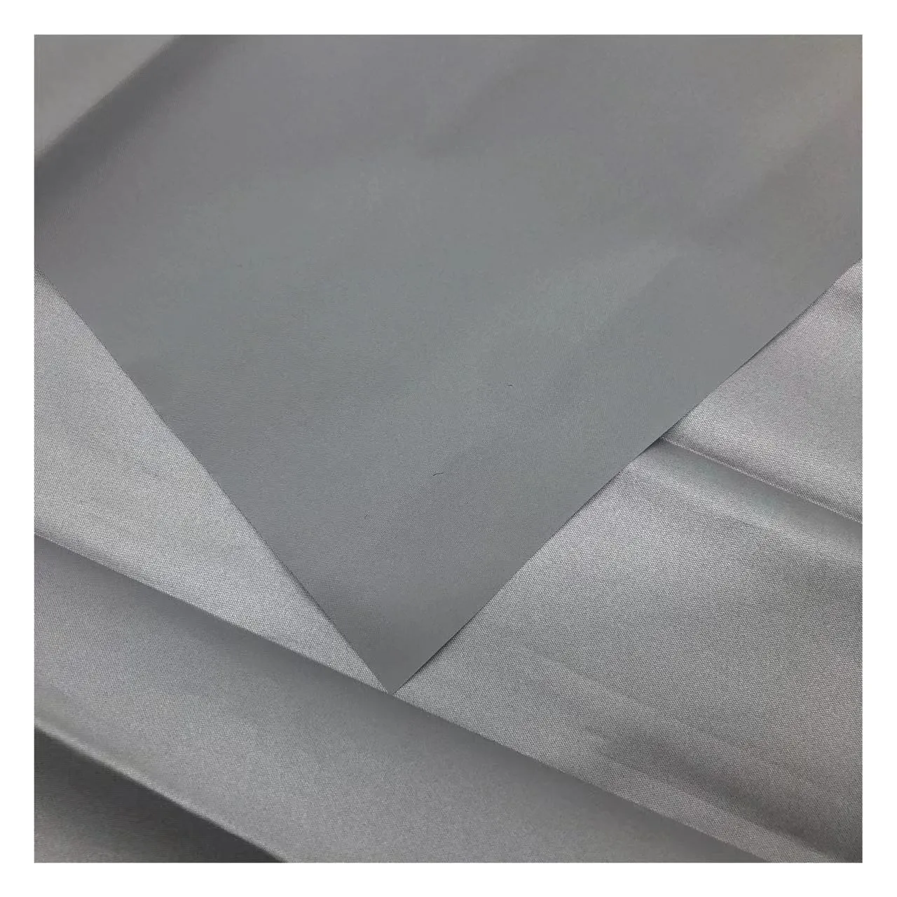 Cloth Material Supplier 100 Polyester Taffeta  High Technology  PA/AC Coated Silver Coated Polyester Taffeta Fabric