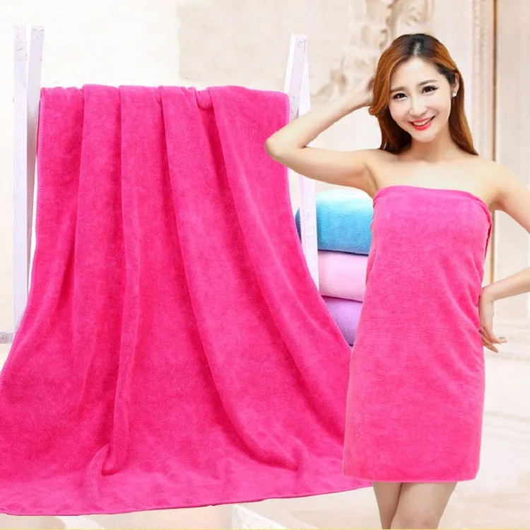 Wholesale Absorbent Custom Logo Velour 400gsm Shower Wrap Body Beauty Salon Spa Bath Towels