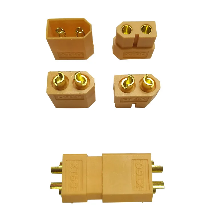 XT60 male-female plug aeromodelling car model ESC connector balance bike scooter drone lithium battery adapters