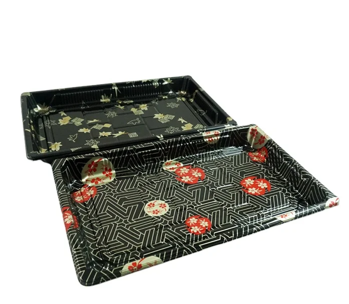 Одноразовый пластиковый поднос для суши, оптовая продажа, контейнер для суши, коробка для суши на вынос