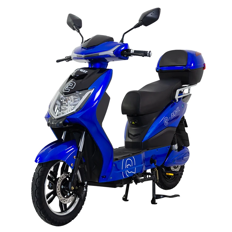 2024 Hot Sale Electric Scooter Bike 500W High Power E Motorcycle Hydraulic Disc Brake Electric Moped For Adults