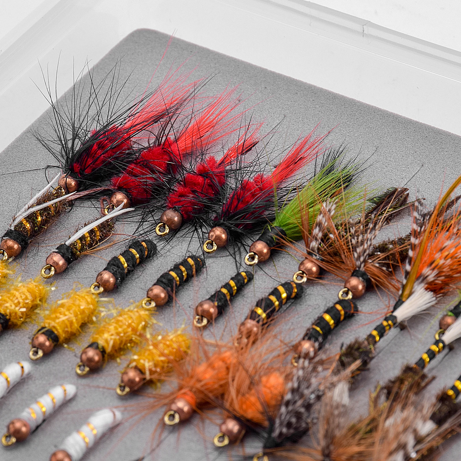 A4 Fly Fishing Box Streamer Foam for Hook & Bait Storage, No Logo Standard, Custom Logo Optional, Durable & Lightweight Design