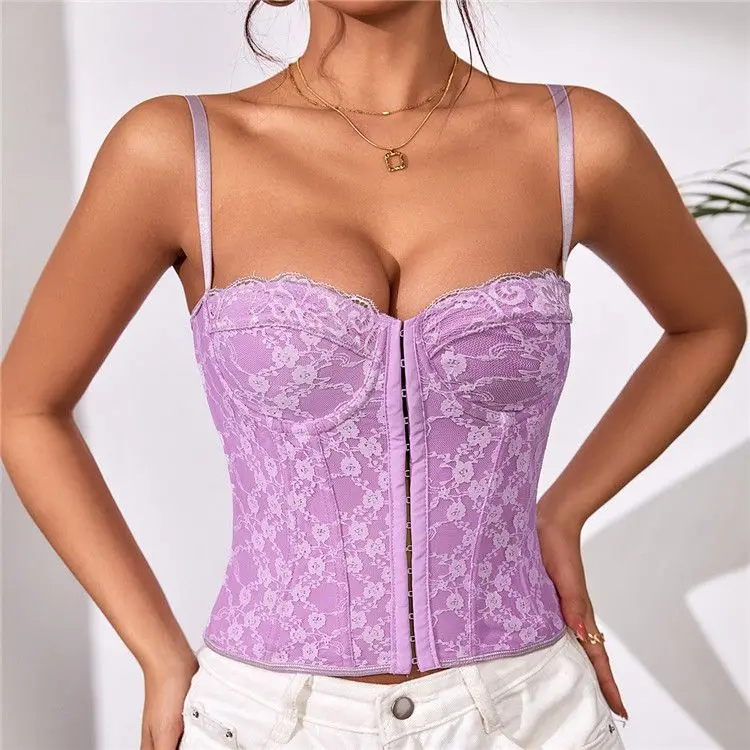 Strapless Skinny Tube Top Bra For Women Waist Trainer Hot Girls Off Shoulder Tops Cropped Tank Top Overbust Corset Bustiers