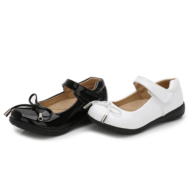 New Arrivals Factory Price Wholesale Leather Formal Uniform Shoe Kids Teenager Children Student School Black Shoes