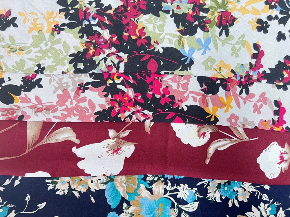 Factory directly wholesale popular 57/58 100% viscose material plain printed rayon fabric