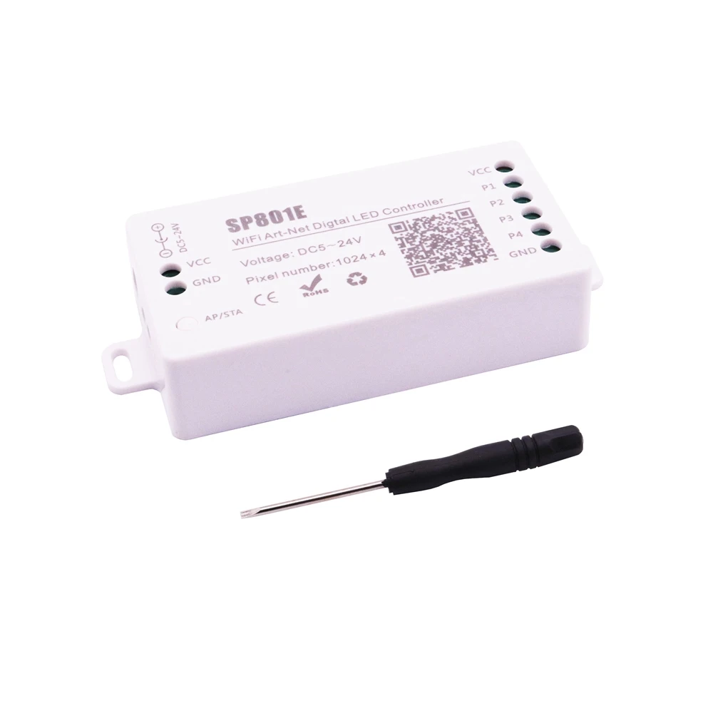 Программируемое приложение SP801E iOS Android Art-Net Magic Wifi Control WS2812B светодиодная матричная панель модуль контроллер световой полосы