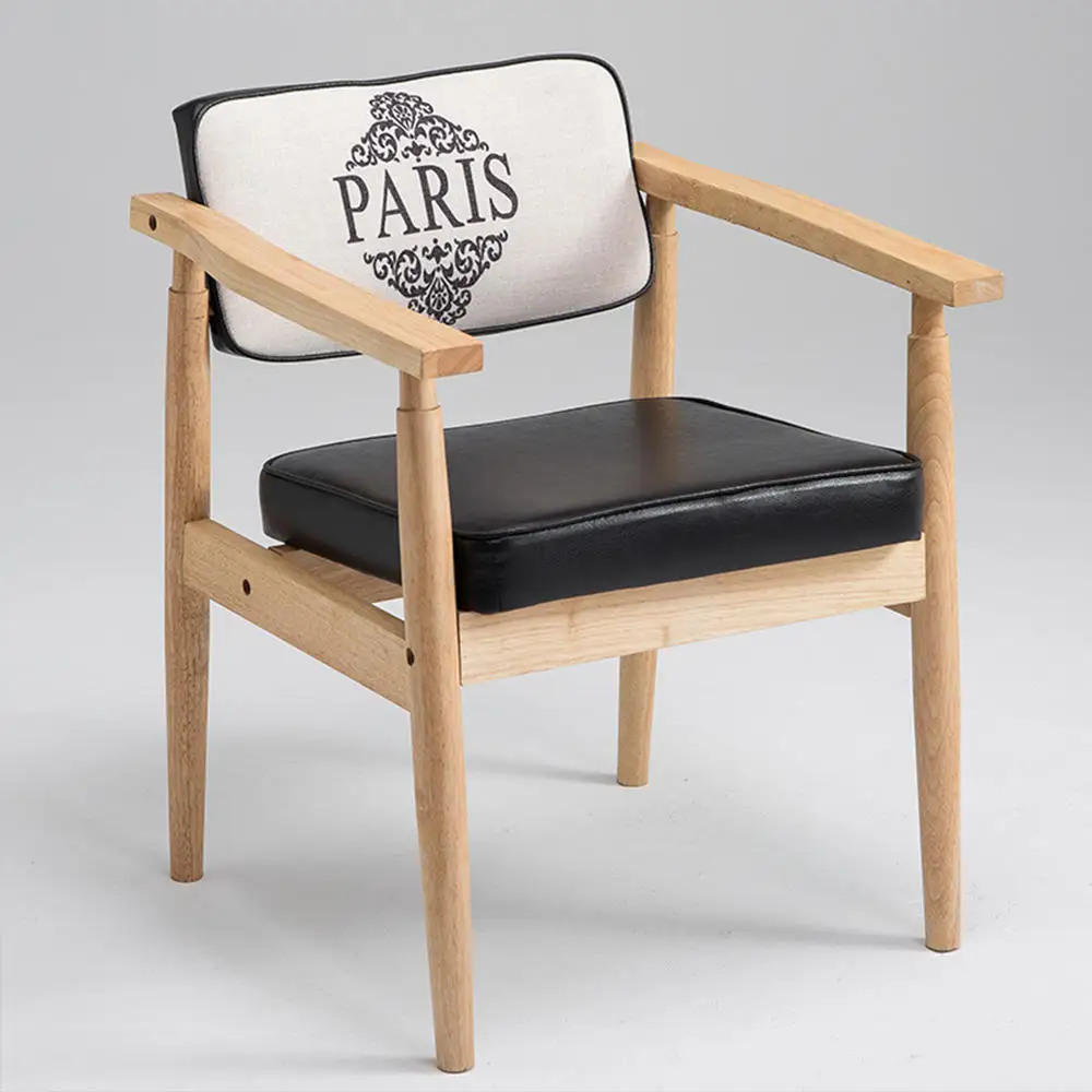 Best Selling Products Outdoor Simple Leisure Chair Nordic Wooden Green Dining Chairs